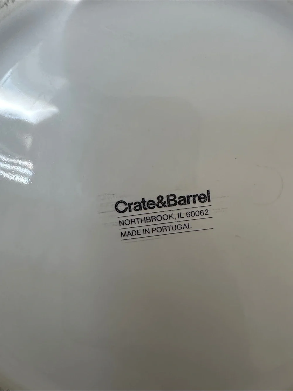 Crate & Barrel Ceramic Popcorn Bucket
